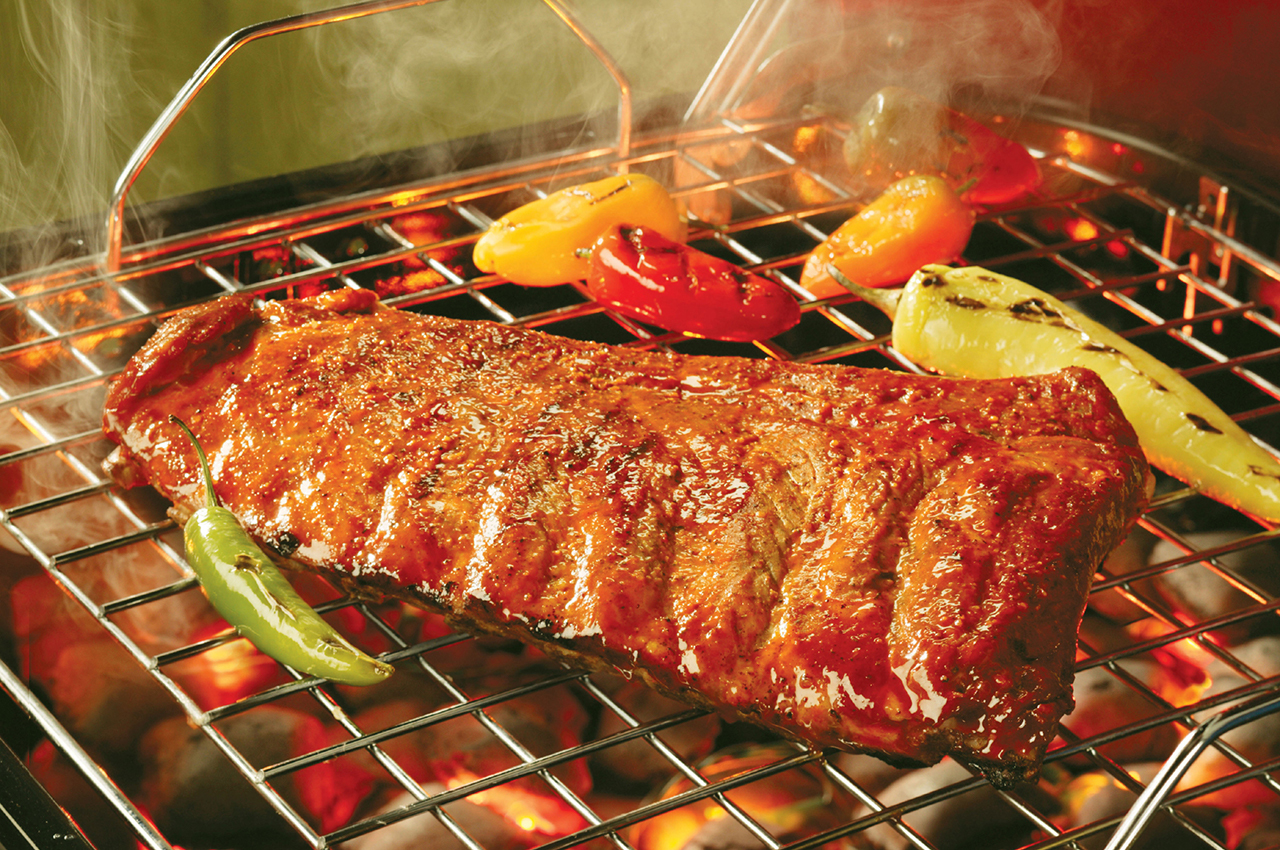 BBQ Ribs Grilled